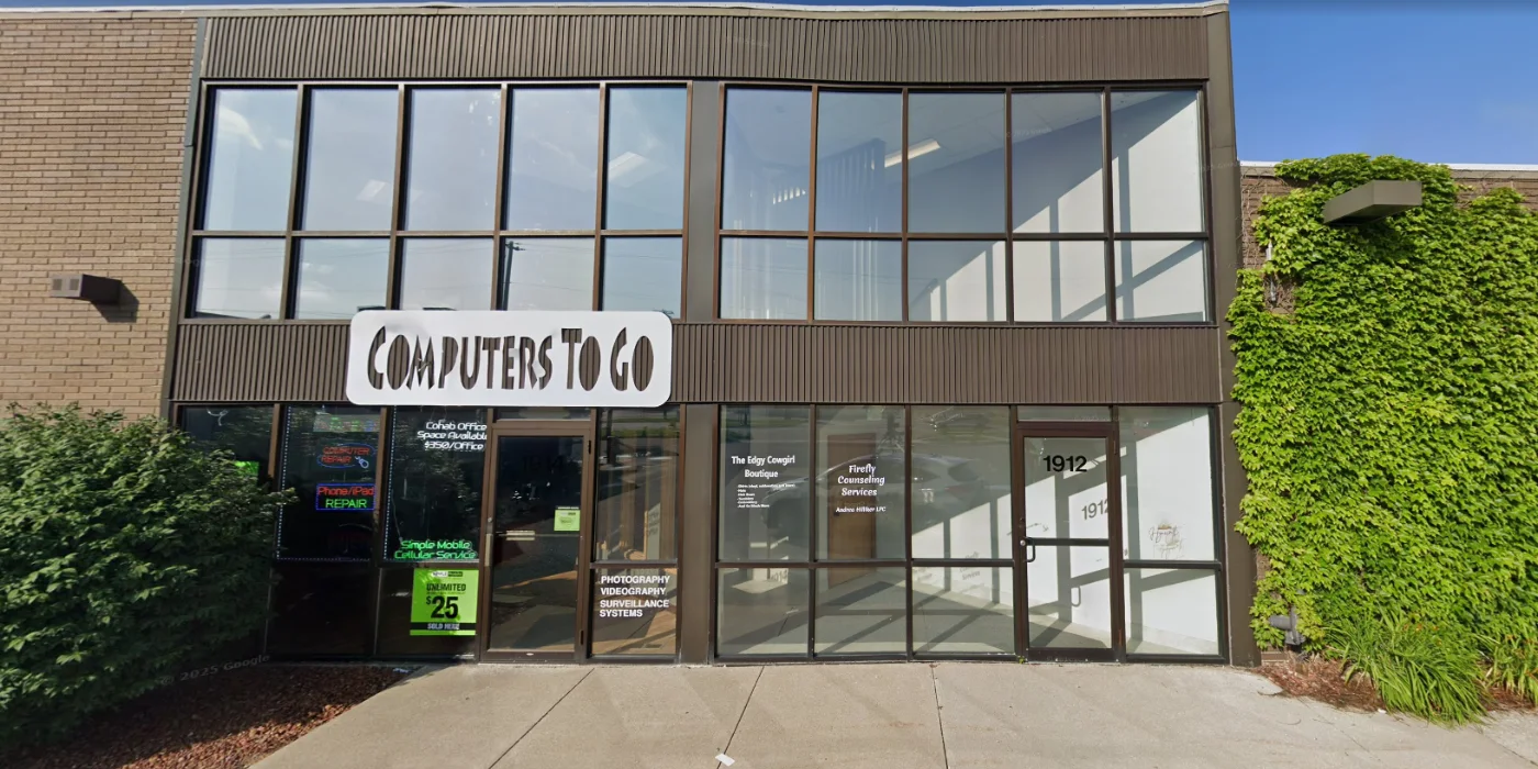 Computers To Go storefront in Midland, Michigan